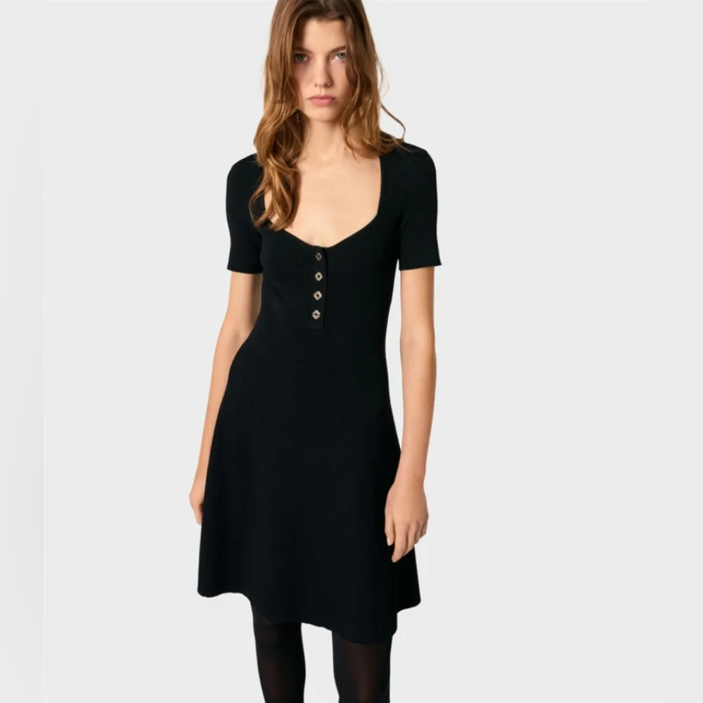 MajeMaje - Rib Knit Short Dress